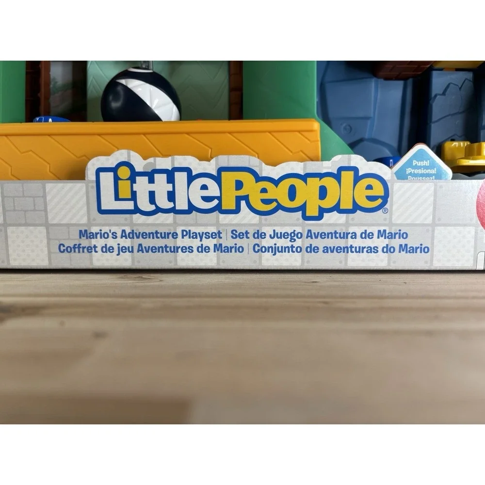 Fisher-Price Little People My Mario Mario's Adventure Playset w/ LP Extras NIP